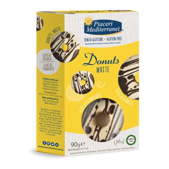 Donuts White Piaceri Mediterranei glutenfrei ★